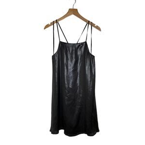 Volcom Stone Row Mental 4 Metal Slip Mini Dress Metallic Women’s Size XS New NWT